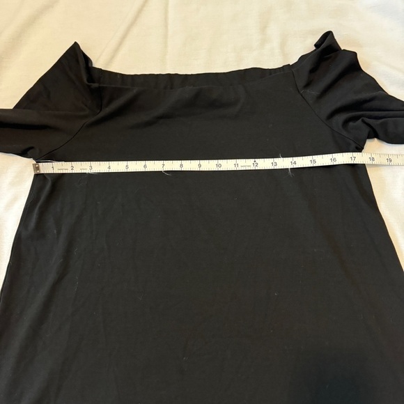 Hatch Maternity 1 Small Black Off Shoulder Blouse Top ~ Night Out Classic - Picture 5 of 8